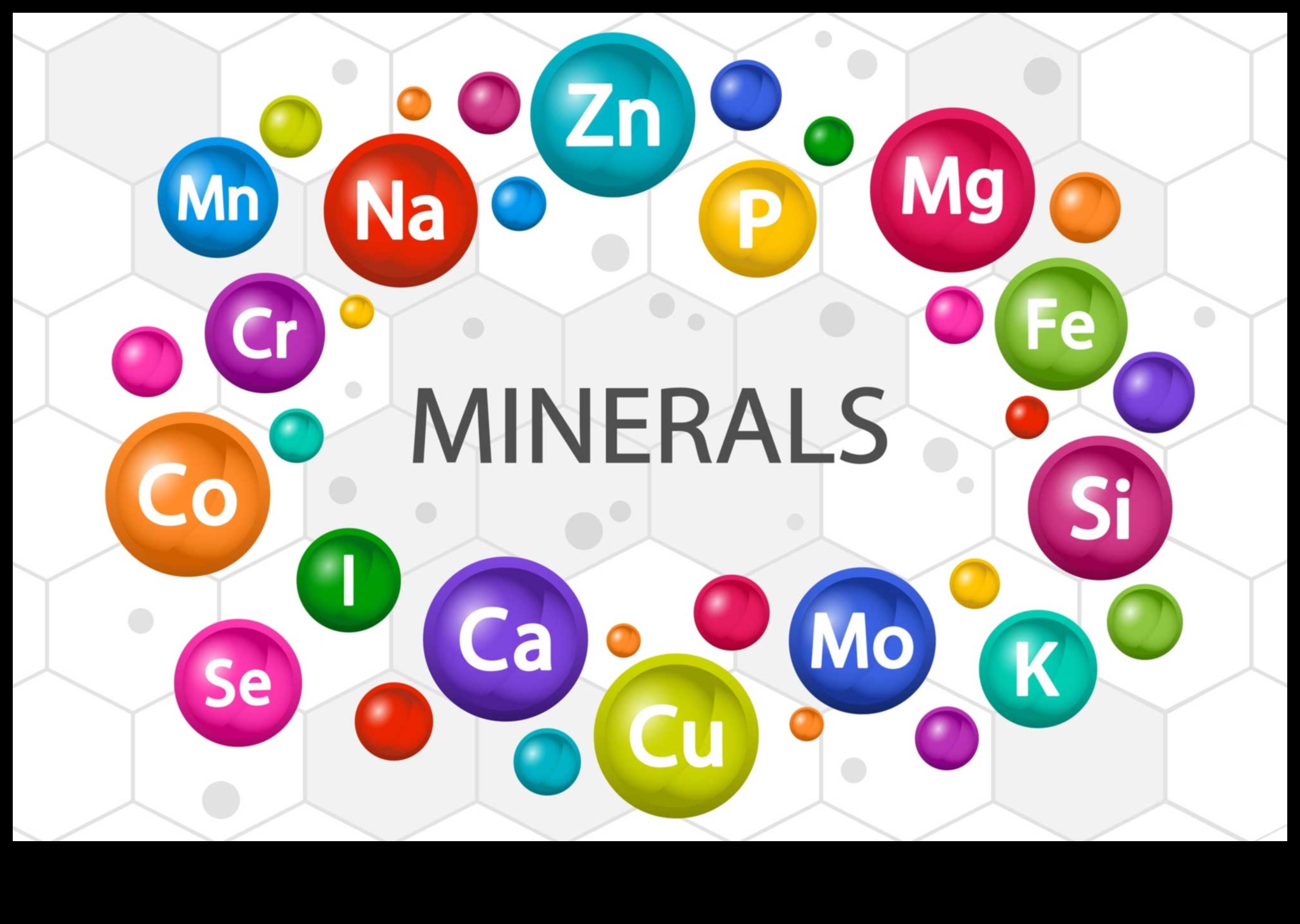 Mineral Symphony: Temel Elementlerle Sağlığı Düzenlemek